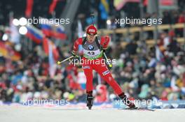 05.03.2011, Khanty-Mansiysk, Russia (RUS): Emilia Yordanova (BUL), Madshus, Rottefella, Alpina, Leki - IBU world championships biathlon, sprint women, Khanty-Mansiysk (RUS). www.xpb.cc. © Manzoni/xpb.cc. Every downloaded picture is fee-liable.