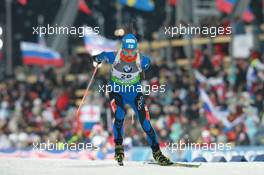 05.03.2011, Khanty-Mansiysk, Russia (RUS): Mari Laukkanen (FIN), Fischer, Rottefella, Exel - IBU world championships biathlon, sprint women, Khanty-Mansiysk (RUS). www.xpb.cc. © Manzoni/xpb.cc. Every downloaded picture is fee-liable.