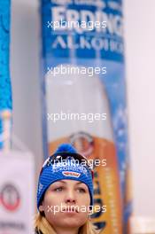 11.03.2011, Khanty-Mansiysk, Russia (RUS): Magdalena Neuner (GER), Fischer, Rottefella, Exel, adidas - IBU world championships biathlon, Erdinger pressconference, Khanty-Mansiysk (RUS). www.xpb.cc. © Manzoni/xpb.cc. Every downloaded picture is fee-liable.