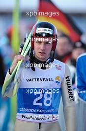 01.01.2011, Garmisch, Germany (GER): Sebastian Colloredo (ITA), Fischer  - FIS world cup ski jumping, four hills tournament, individual HS140, Garmisch (GER). www.xpb.cc. Â© Felgenhauer/xpb.cc. Every downloaded picture is fee-liable.