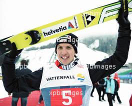 01.01.2011, Garmisch, Germany (GER): Simon Ammann (SUI), Fischer  - FIS world cup ski jumping, four hills tournament, individual HS140, Garmisch (GER). www.xpb.cc. Â© Felgenhauer/xpb.cc. Every downloaded picture is fee-liable.