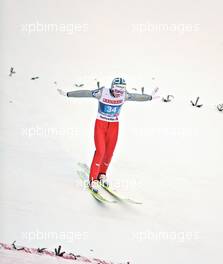 03.01.2011, Innsbruck, Austria (AUT): Michael Hayboeck (AUT), Fischer  - FIS world cup ski jumping, four hills tournament, individual HS130, Innsbruck (AUT). www.xpb.cc. Â© Felgenhauer/xpb.cc. Every downloaded picture is fee-liable.