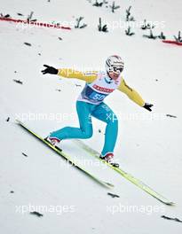 03.01.2011, Innsbruck, Austria (AUT): Simon Ammann (SUI), Fischer  - FIS world cup ski jumping, four hills tournament, individual HS130, Innsbruck (AUT). www.xpb.cc. Â© Felgenhauer/xpb.cc. Every downloaded picture is fee-liable.