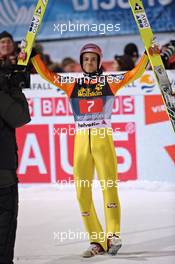 06.01.2011, Bischofshofen, Austria (AUT): Manuel Fettner (AUT), Fischer  - FIS world cup ski jumping, four hills tournament, individual HS140, Bischofshofen (AUT). www.xpb.cc. Â© Felgenhauer/xpb.cc. Every downloaded picture is fee-liable.