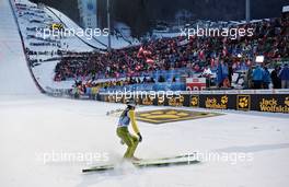 06.01.2011, Bischofshofen, Austria (AUT): jumper in front of the big crowd - FIS world cup ski jumping, four hills tournament, individual HS140, Bischofshofen (AUT). www.xpb.cc. Â© Felgenhauer/xpb.cc. Every downloaded picture is fee-liable.
