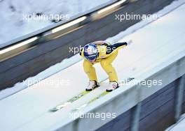06.01.2011, Bischofshofen, Austria (AUT): Thomas Morgenstern (AUT), Fischer  - FIS world cup ski jumping, four hills tournament, individual HS140, Bischofshofen (AUT). www.xpb.cc. Â© Felgenhauer/xpb.cc. Every downloaded picture is fee-liable.