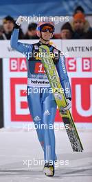 06.01.2011, Bischofshofen, Austria (AUT): Michael Neumayer (GER), Fischer  - FIS world cup ski jumping, four hills tournament, individual HS140, Bischofshofen (AUT). www.xpb.cc. Â© Felgenhauer/xpb.cc. Every downloaded picture is fee-liable.