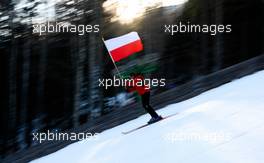05.02.2011, Oberstdorf, Germany (GER):  flags will be braught down in the opening ceremony - FIS world cup ski jumping, individual HS213, Oberstdorf (GER). www.xpb.cc. © Laiho/xpb.cc. Every downloaded picture is fee-liable.