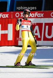06.02.2011, Oberstdorf, Germany (GER): Anders Jacobsen (NOR), Fischer  - FIS world cup ski jumping, team HS213, Oberstdorf (GER). www.xpb.cc. © Laiho/xpb.cc. Every downloaded picture is fee-liable.