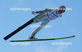 12.03.2011, Lahti, Finland (FIN):  Severin Freund (GER), Fischer - FIS world cup ski jumping, team HS130, Lahti (FIN). www.xpb.cc. © Laiho/xpb.cc. Every downloaded picture is fee-liable.