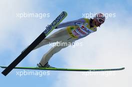 12.03.2011, Lahti, Finland (FIN):  Martin Koch (AUT), Fischer- FIS world cup ski jumping, team HS130, Lahti (FIN). www.xpb.cc. © Laiho/xpb.cc. Every downloaded picture is fee-liable.