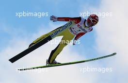 12.03.2011, Lahti, Finland (FIN):  Richard Freitag (GER), Fischer - FIS world cup ski jumping, team HS130, Lahti (FIN). www.xpb.cc. © Laiho/xpb.cc. Every downloaded picture is fee-liable.