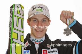 18.03.2011, Planica, Slovenia (SLO): Jurij Tepes (SLO), Fischer  - FIS world cup ski jumping final, medals, Planica (SLO). www.xpb.cc. © Hemmersbach/xpb.cc. Every downloaded picture is fee-liable.