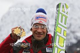 18.03.2011, Planica, Slovenia (SLO): Andreas Kofler (AUT), Fischer  - FIS world cup ski jumping final, medals, Planica (SLO). www.xpb.cc. © Hemmersbach/xpb.cc. Every downloaded picture is fee-liable.