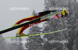 26.02.2011, Oslo, Norway (NOR):  Andreas Kuettel (SUI), Fischer - FIS nordic world ski championships, ski jumping, individual HS106, Oslo (NOR). www.xpb.cc. © Laiho/xpb.cc. Every downloaded picture is fee-liable.