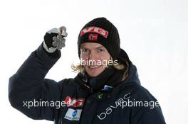 27.02.2011, Oslo, Norway (NOR): Silver Medal Team; Bjoern Einar Romoeren (NOR), Fischer - FIS nordic world ski championships, ski jumping, medals, Oslo (NOR). www.xpb.cc. © Hemmersbach/xpb.cc. Every downloaded picture is fee-liable.