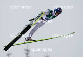 27.02.2011, Oslo, Norway (NOR): Adam Malysz (POL), Fischer  - FIS nordic world ski championships, ski jumping, team HS106, Oslo (NOR). www.xpb.cc. © Laiho/xpb.cc. Every downloaded picture is fee-liable.