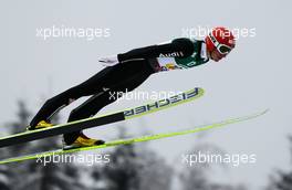 27.02.2011, Oslo, Norway (NOR):  Michael Uhrmann (GER), Fischer - FIS nordic world ski championships, ski jumping, team HS106, Oslo (NOR). www.xpb.cc. © Laiho/xpb.cc. Every downloaded picture is fee-liable.