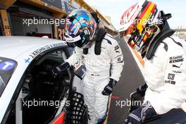17.-18.09.2014. Valencia, Spain, BMW Motorsport Junior Program 2014 - driver change with Alexander Mies and Moises Soriano, testing the BMW M235i Racing and the FB02 - This image is copyright free for editorial use. © Copyright: BMW AG