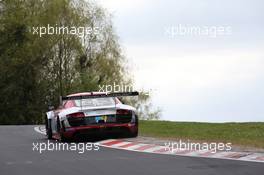Felix  Baumgartner , Marco Werner, Frank  Biela , Pierre  Kaffer , Audi race experience , Audi R8 GT3 LMS   06.04.2014. ADAC Zurich 24 Hours Qualifying Race, Nurburgring, Germany