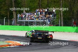#458 GT CORSE BY RINALDI (DEU) FERRARI F458 ITALIA GT3 GENTLEMEN TROPHY ALEXANDER MATTSCHULL (DEU) JANNIK LARSEN (DEN)   12-13.04.2014. Blancpain Endurance Series, Round 1, Monza, Italy