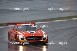 #18 BLACK FALCON (DEU) MERCEDES SLS AMG GT3 PRO AM CUP VLADIMIR LUNKIN (RUS) ANDERS FORDBACH (DNK) DEVON MODELL (GBR) 20-21.09.2014. Blancpain Endurance Series, Round 5, Nurburgring, Germany.