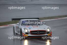 #82 GT RUSSIAN TEAM (RUS) MERCEDES SLS AMG GT3 PRO AM CUP MARKO ASMER (EST) ALEXEY VASILYEV (RUS) KARIM AL AZHARI (UAE) 20-21.09.2014. Blancpain Endurance Series, Round 5, Nurburgring, Germany.