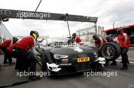 Pitstop, Adrien Tambay (FRA) Audi Sport Team Abt Sportsline Audi RS 5 DTM 27.06.2014, Norisring, Nürnberg, Germany, Friday.