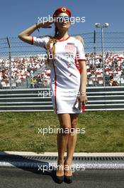 Russian Girl in the Startgrid 13.07.2014, Moscow Raceway, Moscow, Russia, Sunday.