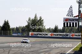 Checkred Flag for Maxime Martin (BEL) BMW Team RMG BMW M4 DTM 13.07.2014, Moscow Raceway, Moscow, Russia, Sunday.