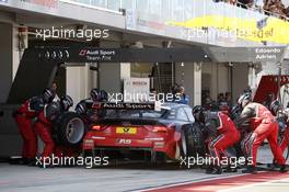 Pitstop, Miguel Molina (ESP) Audi Sport Team Abt Audi RS 5 DTM 13.07.2014, Moscow Raceway, Moscow, Russia, Sunday.