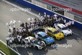 BMW celebrate his 1 to 4 Finish 03.08.2014, Red Bull Ring, Spielberg, Austria, Sunday.