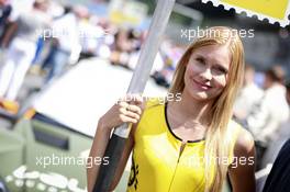 Gridgirl of Robert Wickens (CAN) Mercedes AMG DTM-Team HWA DTM Mercedes AMG C-Coupé 03.08.2014, Red Bull Ring, Spielberg, Austria, Sunday.