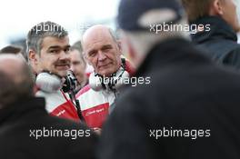 Dieter Gass (GER) Audi Sport and Dr. Wolfgang Ullrich (GER), Audi's Head of Sport 17.08.2014, Nürburgring, Nürburg, Germany, Sunday.