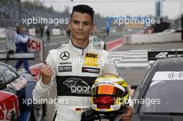 Pole for Pascal Wehrlein (GER) Mercedes AMG DTM-Team HWA DTM Mercedes AMG C-Coupé 13.09.2014, Lausitzring, Germany, Saturday.