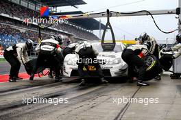 Pitstop, Paul Di Resta (GBR) Mercedes AMG DTM-Team HWA DTM Mercedes AMG C-Coupé 14.09.2014, Lausitzring, Germany, Sunday.