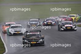 Start of the Race, Pascal Wehrlein (GER) Mercedes AMG DTM-Team HWA DTM Mercedes AMG C-Coupé 14.09.2014, Lausitzring, Germany, Sunday.