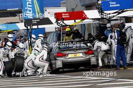 Pitstop, Joey Hand (USA) BMW Team RBM BMW M4 DTM 28.09.2014, Zandvoort, Netherlands, Sunday.