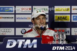 Press Conference, Mike Rockenfeller (GER) Audi Sport Team Phoenix Audi RS 5 DTM 17.10.2014, Hockenheim, Hockenheimring, Friday.