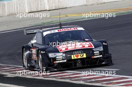 Timo Scheider (GER) Audi Sport Team Phoenix Audi RS 5 DTM 01.04.2014, DTM Test, Hungaroring, Hungary, Tuesday.