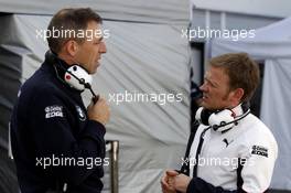 Bart Mampaey (BEL) BMW Team RBM and Stefan Reinhold  (GER) BMW Team RMG 01.04.2014, DTM Test, Hungaroring, Hungary, Tuesday.