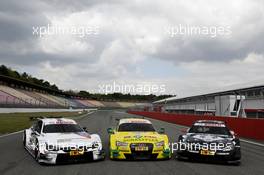 All three Manufactures, BMW M4, Audi RS5 DTM, Merecdes C-Coupe 14.04.2014, DTM Media Day, Hockenheimring, Hockenheim, Monday.