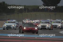    Start of the race  20.04.2014. European Touring Car Championship, Round 1 , Paul Ricard, France. Sunday.