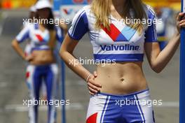 Grid Girl 22.06.2014. European Touring Car Championship, Round 3, Spa-Francorchamps, Belgium.