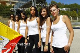   Grid Girls  28.09.2014. European Touring Car Championship, Round 5, Pergusa, Italy.