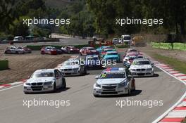   Start of the race 1  28.09.2014. European Touring Car Championship, Round 5, Pergusa, Italy.