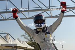 06.04.2014- Race 1, Edward Cheever (ITA) Mercedes C63 AMG CoupÃ¨, R.R.T. race winner   06.04.2014. Euro V8 Series, Round 01, Monza, Italy.