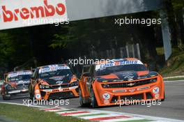 06.04.2014- Race 2, Francesco Sini (ITA) Chevrolet Camaro, SOLARIS MOTORSPORT   06.04.2014. Euro V8 Series, Round 01, Monza, Italy.