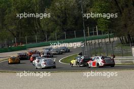 06.04.2014- Race 2, Start of the race   06.04.2014. Euro V8 Series, Round 01, Monza, Italy.