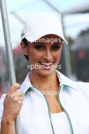 Grid girl. 16.03.2014. Formula 1 World Championship, Rd 1, Australian Grand Prix, Albert Park, Melbourne, Australia, Race Day.